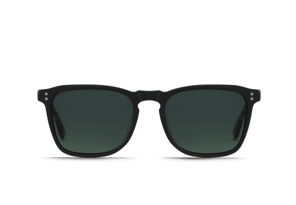 WILEY-Matte Black + Matte Brindle / Green Polarized