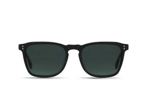 WILEY-Matte Black + Matte Brindle / Green Polarized