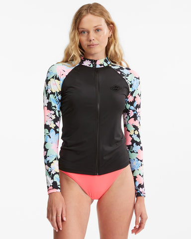 Women's Feelin Tropical LS Zip Rg