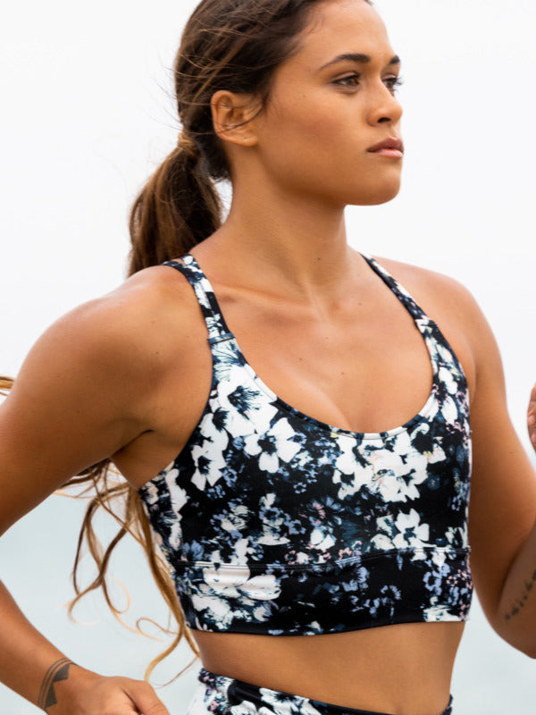 PLIE Perfect Fit Beauty Bra - Elongated Double Waistband, Underwire Support, Extra Fine Shiny Fabric - View #8