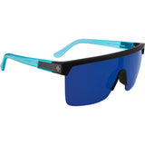 Flynn 5050 Soft Matte Black Translucent Blue - HD Plus Gray Green with Dark Blue Spectra Mirror