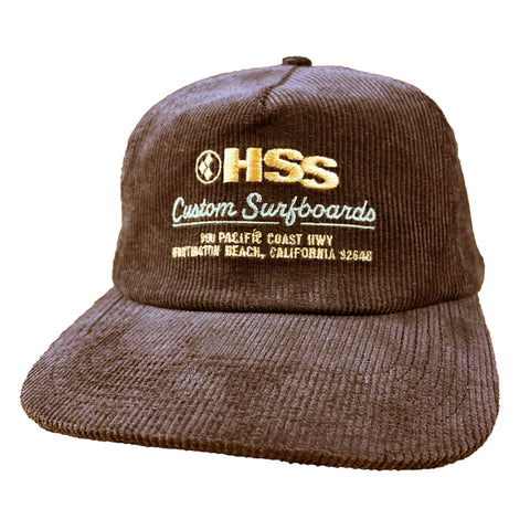 HSS CUSTOM SURFBOARDS CORD HAT