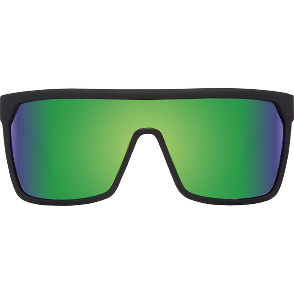 Flynn Matte Black - HD Plus Bronze with Green Spectra Mirror