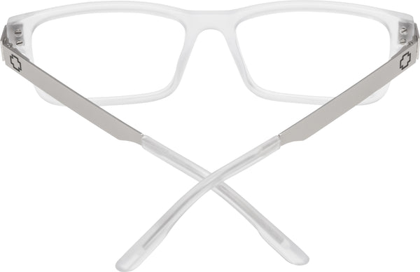 Hale 58-Matte Silver Matte Clear