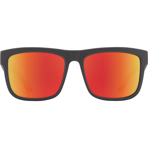Discord Soft Matte Dark Gray - HD Plus Gray Green Polar with Red Spectra Mirror