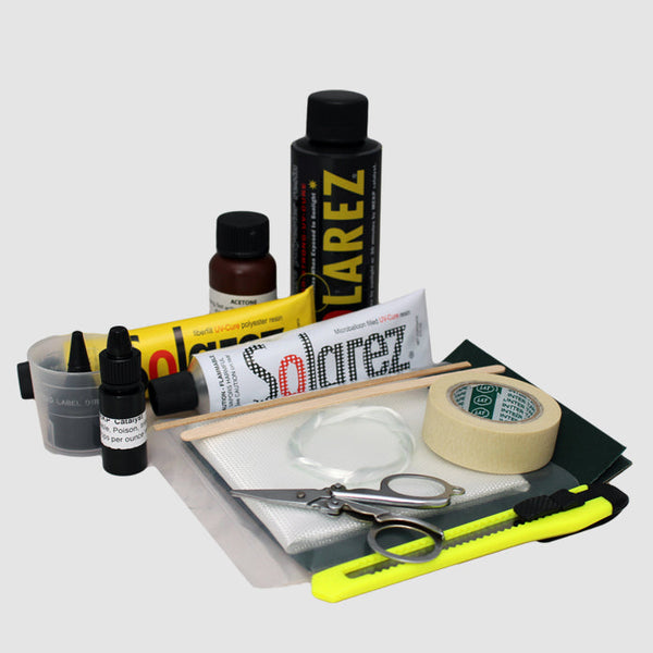 Polyester Pro Travel Ding Repair Kit