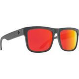 Discord Soft Matte Dark Gray - HD Plus Gray Green Polar with Red Spectra Mirror