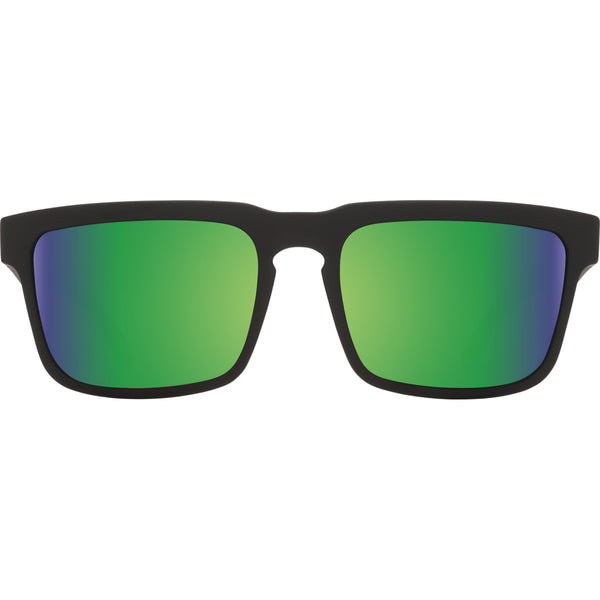 Helm Matte Black - HD Plus Bronze Polar with Green Spectra Mirror
