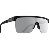 Flynn 5050 Soft Matte Black - HD Plus Gray Green Polar with Silver Spectra Mirror