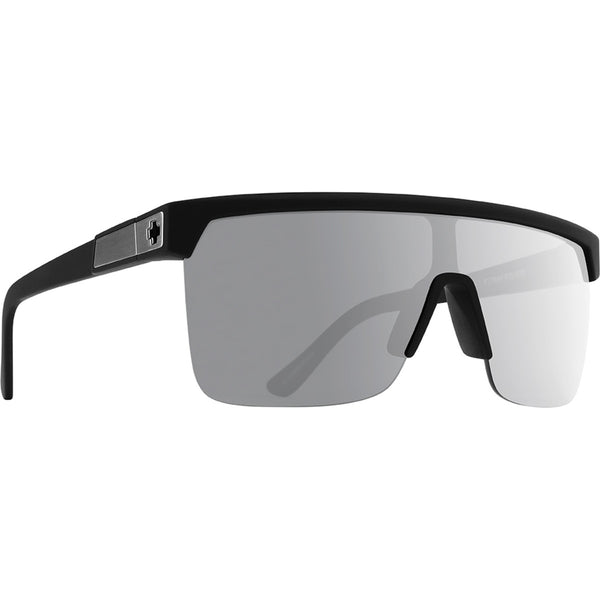 Flynn 5050 Soft Matte Black - HD Plus Gray Green Polar with Silver Spectra Mirror