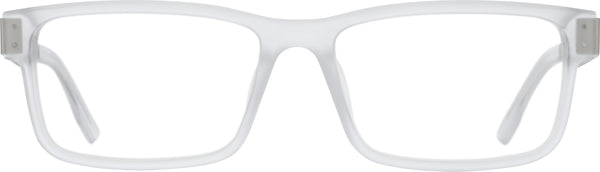 Hale 58-Matte Silver Matte Clear