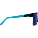 Flynn 5050 Soft Matte Black Translucent Blue - HD Plus Gray Green with Dark Blue Spectra Mirror