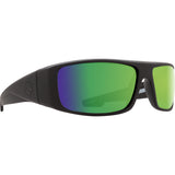 Logan Matte Black - HD Plus Bronze Polar with Green Spectra Mirror