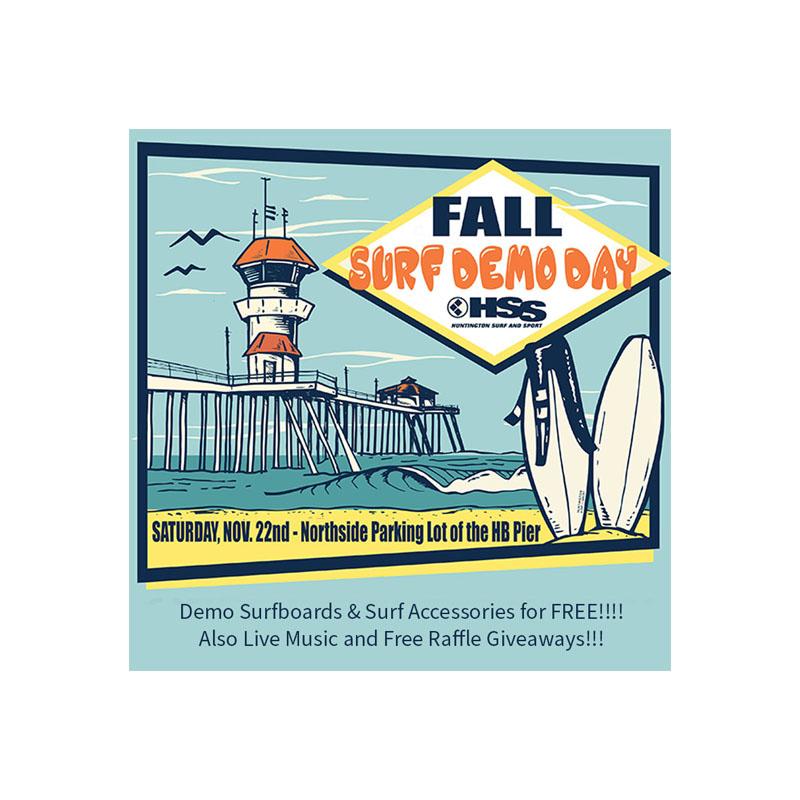 image of HB Pier, surfobards & wetsuit